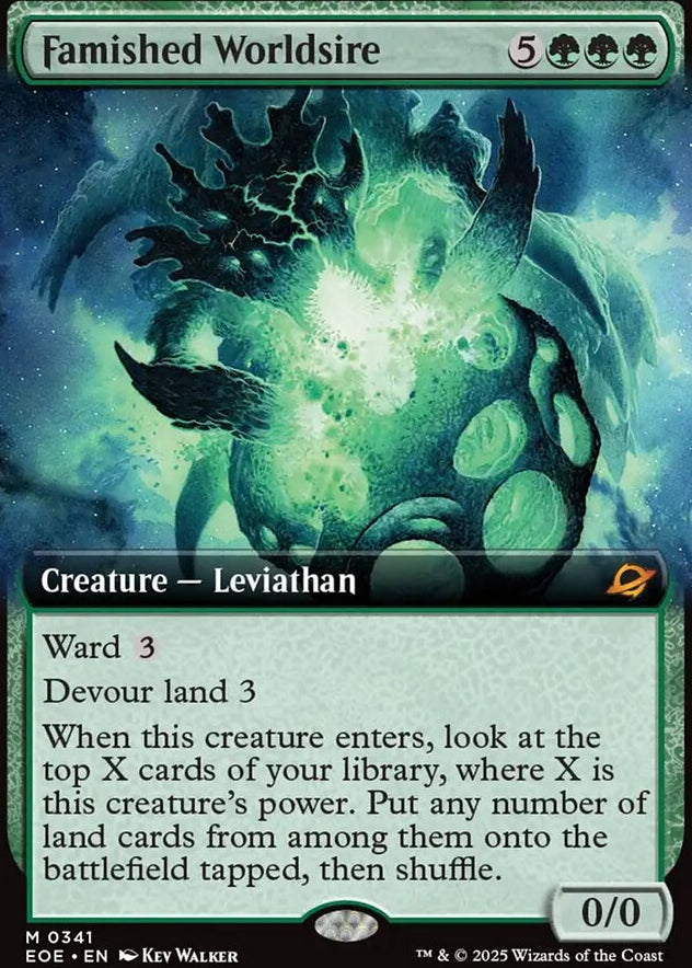 Famished Worldsire [ #0341 Extended Art] (EOE-M)