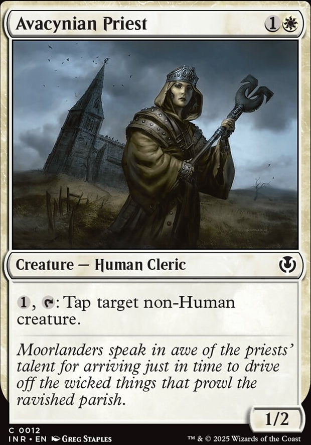 Avacynian Priest [ #0012 ] (INR-C-FOIL)