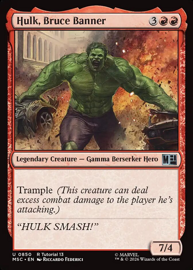 Hulk, Bruce Banner [ #0850 ] (MSC-U)