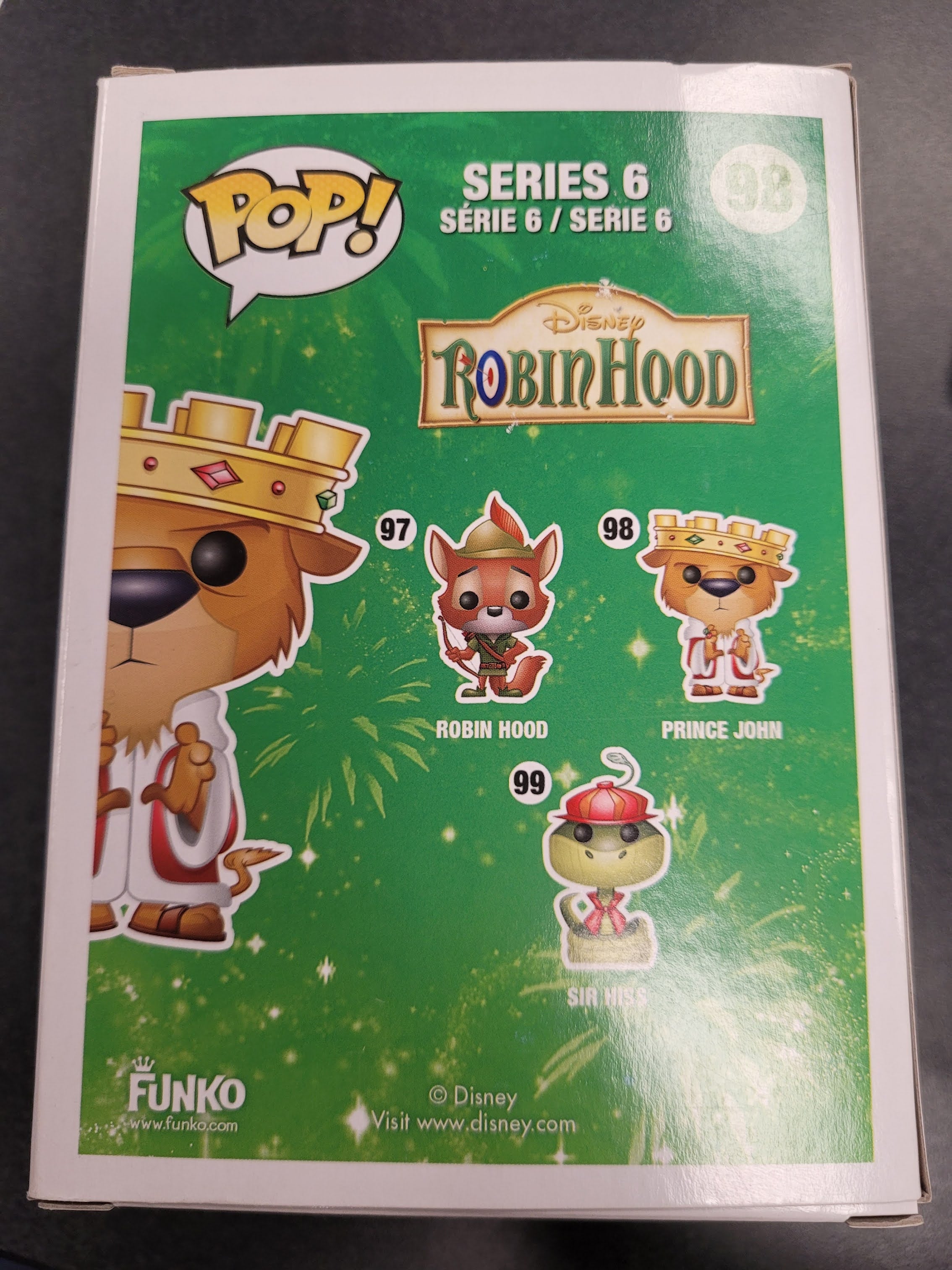 POP Figure: Disney #0098 - Prince John