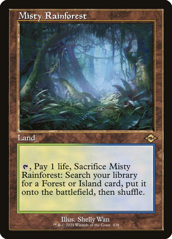 Misty Rainforest [#438 Old-Frame] (MH2-R-FOIL)