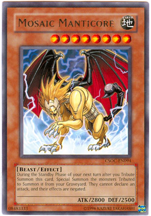 Mosaic Manticore (CSOC-EN094) Rare - Near Mint Unlimited