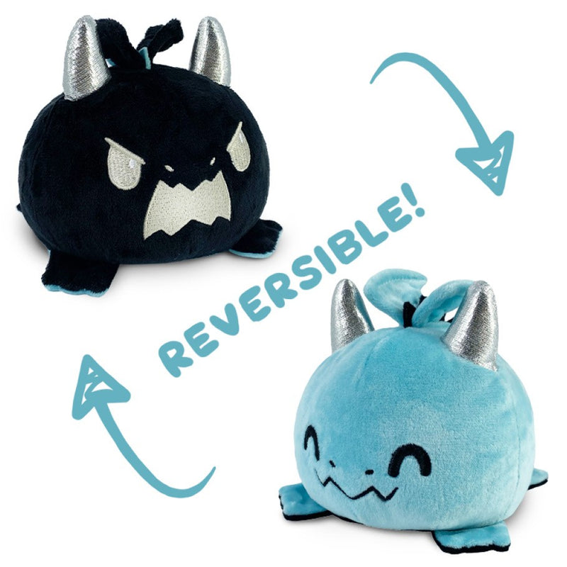 Reversible Mini Plush: Dragon - Blue & Black