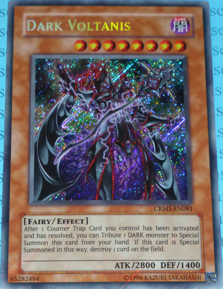 Dark Voltanis (CRMS-EN081) Secret Rare - Near Mint Unlimited