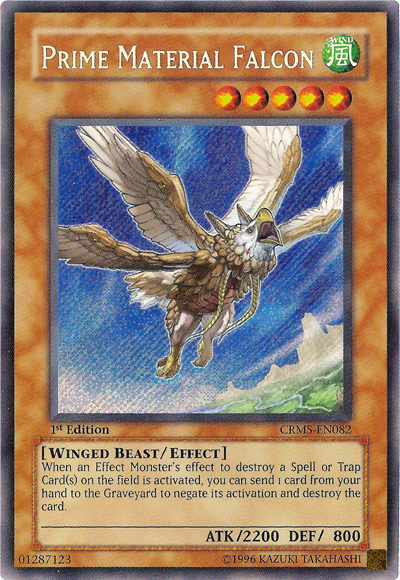 Prime Material Falcon (CRMS-EN082) Secret Rare - Near Mint 1st Edition