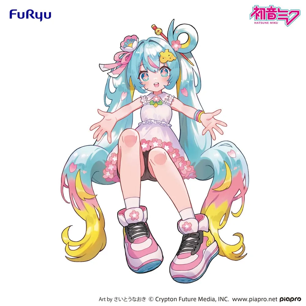 Hatsune Miku 10th Anniversary Noodle Stopper Figure