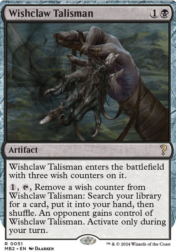 Wishclaw Talisman [#0051 White-Border] (MB2-R)