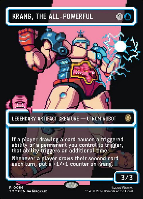 Krang, the All-Powerful [ #0086 Borderless Surge Foil ] (TMC-R)