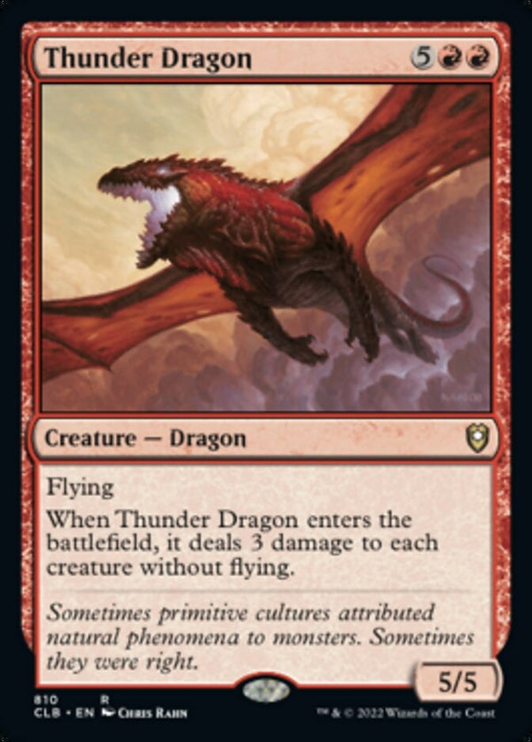 Thunder Dragon [#810 Commander Decks] (CLB-R)