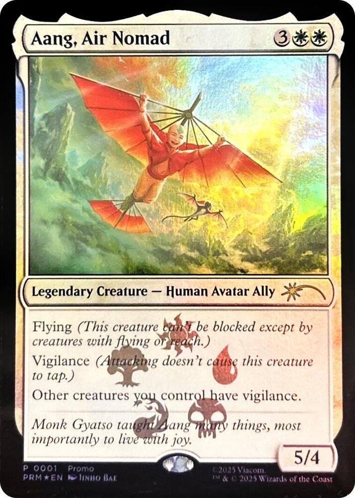 Aang, Air Nomad [ #0001 ] (TLE-R) Normal Near Mint