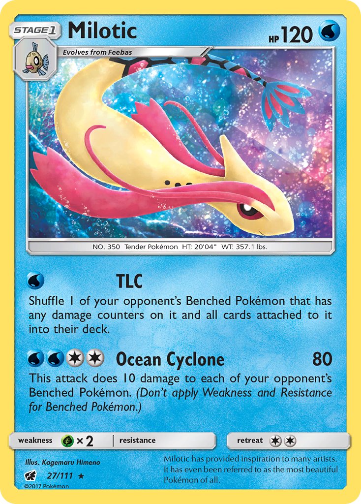 Milotic - 027/111 (CIN) Holo Rare - Near Mint Holofoil