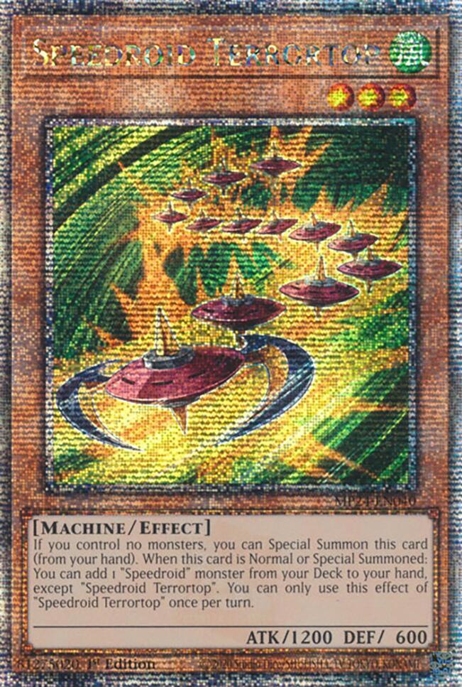 Speedroid Terrortop (MP24-EN040) Quarter Century Secret Rare - Near Mint 1st Edition