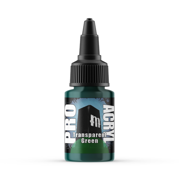 Monument Hobbies: PRO Acryl - 048 Transparent Green (22mL)