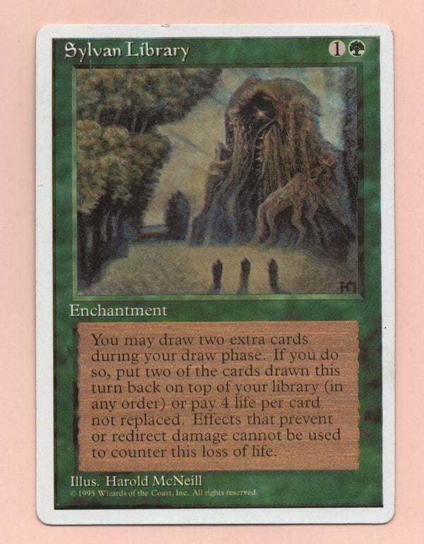 Sylvan Library (4ED-R) Damaged