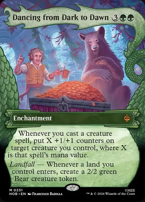 Dancing from Dark to Dawn [ #0231 Showcase Dragon Hoard Frame ] (HOB-M)