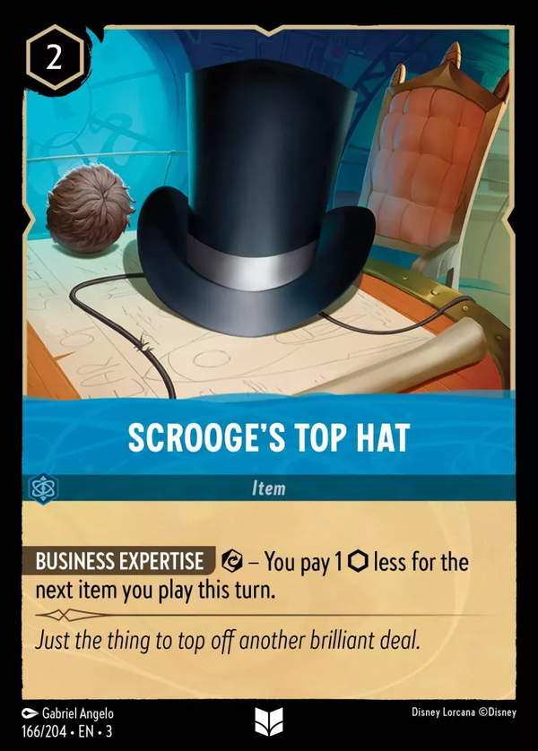 Scrooge's Top Hat (Into the Inklands 166/204) Uncommon - Near Mint