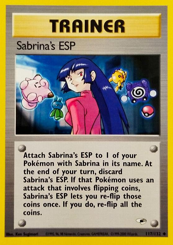 Sabrina's ESP - 117/132 (G1) Uncommon Damaged Unlimited