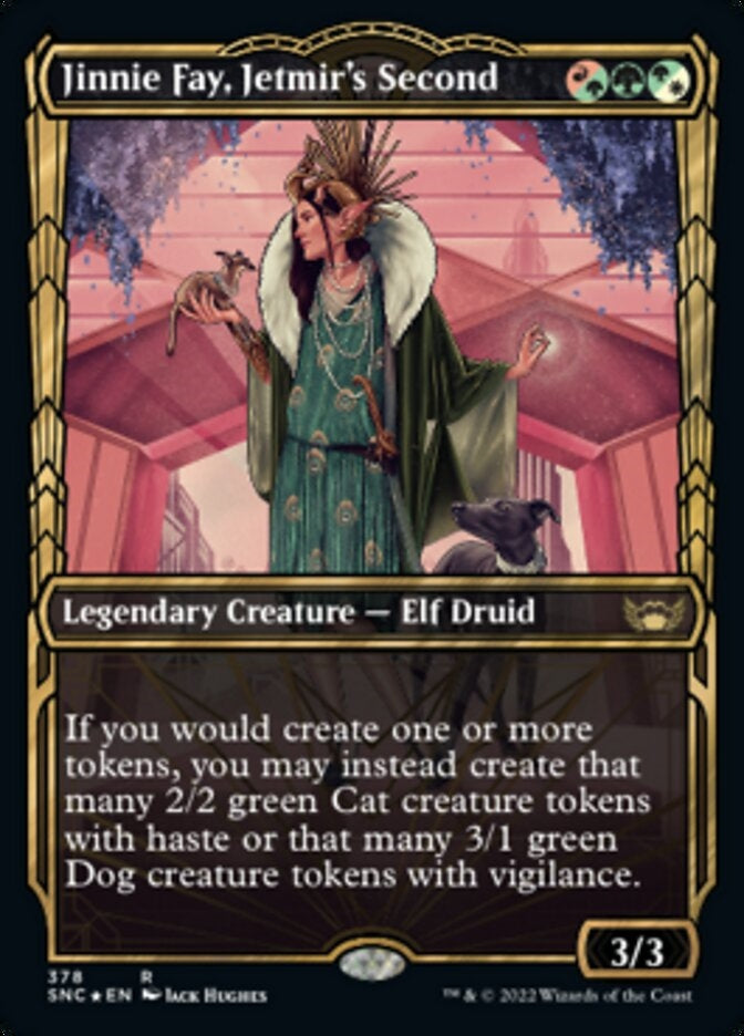 Jinnie Fay, Jetmir's Second [ #378 Gilded Foil ] (SNC-R)
