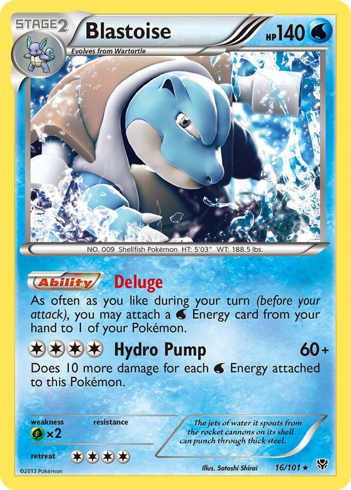 Blastoise - 016/101 (PLB) Holo Rare - Light Play Holofoil