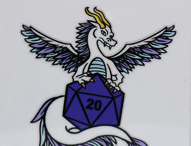 Dice Dragon Sticker: Air