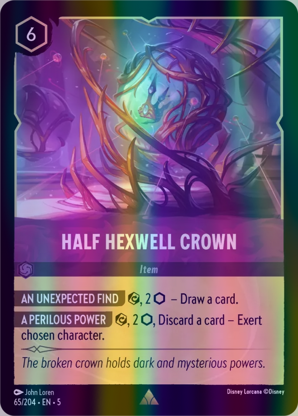 Half Hexwell Crown (Shimmering Skies 065/204) Rare - Near Mint Cold Foil