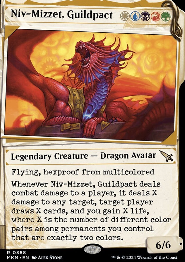 Niv-Mizzet, Guildpact [#0368 Dossier Showcase] (MKM-R)