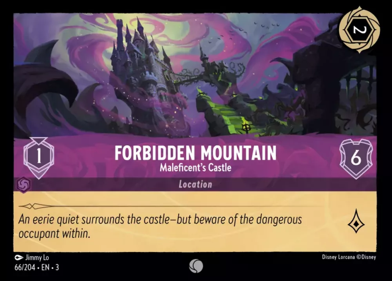 Forbidden Mountain - Maleficent's Castle (Into the Inklands 066/204) Common - Near Mint