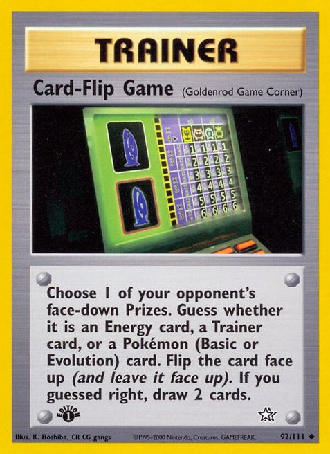 Card-Flip Game (92/111) 1st Edition