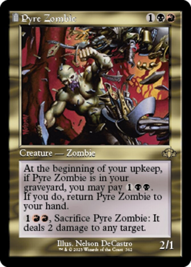 Pyre Zombie [#362 Old Frame Bonus Sheet] (DMR-R)