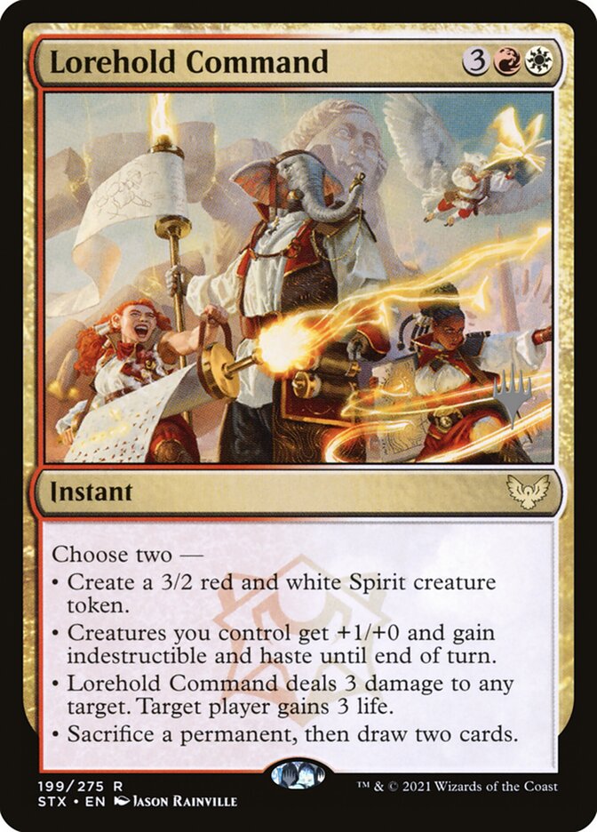 Lorehold Command (STX-R-PP-FOIL)