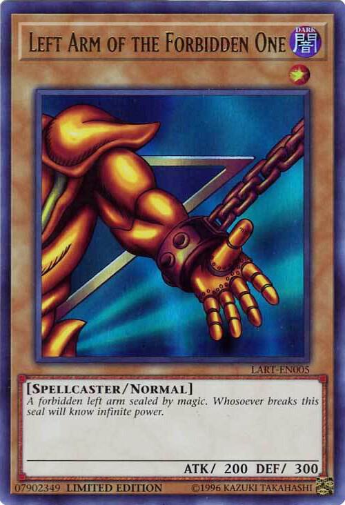 Left Arm of the Forbidden One (LART-EN005) Ultra Rare - Light Play Limited