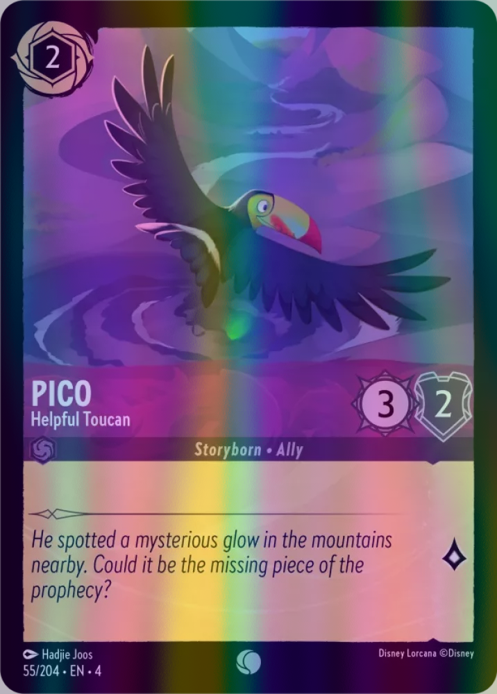 Pico - Helpful Toucan (Ursula's Return 055/204) Common - Near Mint Cold Foil