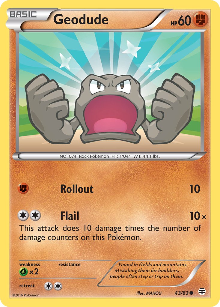 Geodude - 043/083 (GEN) Common - Near Mint