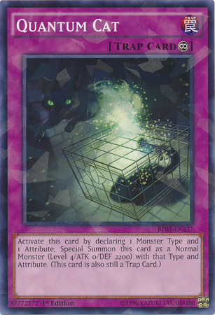 Quantum Cat (Shatterfoil) (BP03-EN237) Shatterfoil Rare - Near Mint 1st Edition