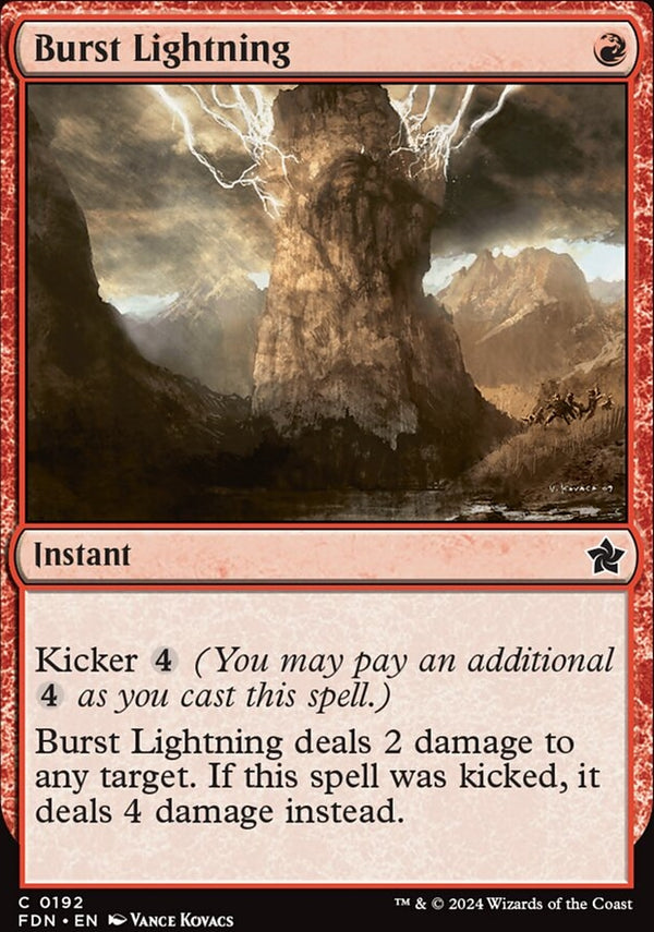 Burst Lightning [#0192] (FDN-C-FOIL)