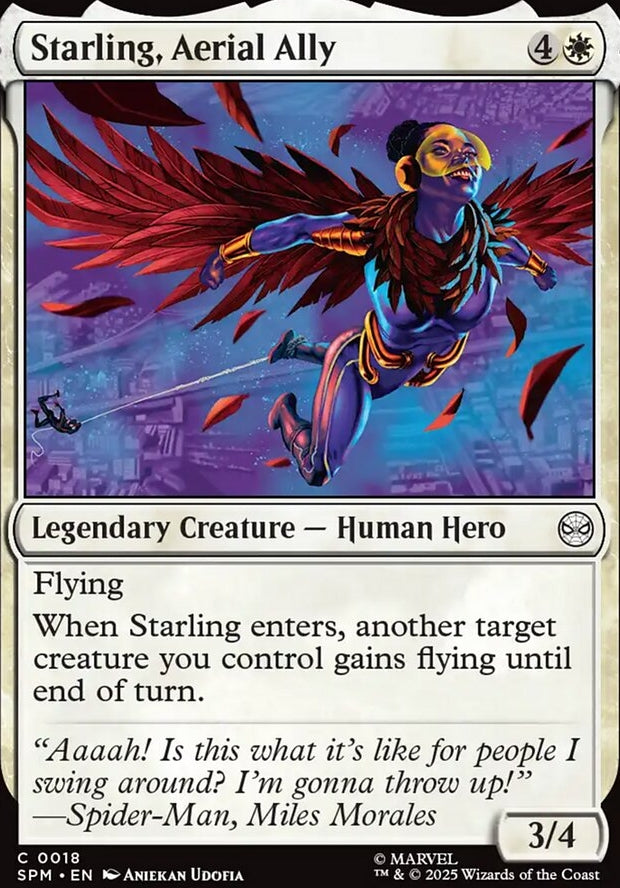 Starling, Aerial Ally [ #0018 ] (SPM-C)