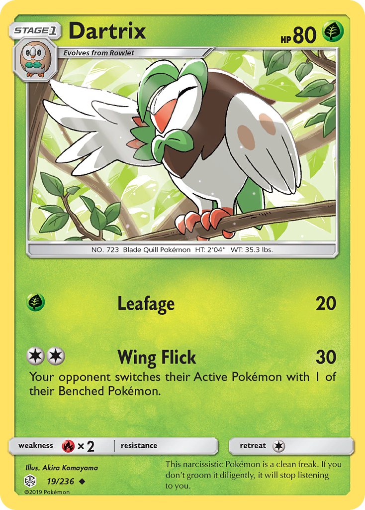 Dartrix - 019/236 (CEC) Uncommon - Near Mint