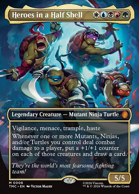 Heroes in a Half Shell [ #0006 Borderless ] (TMC-M)