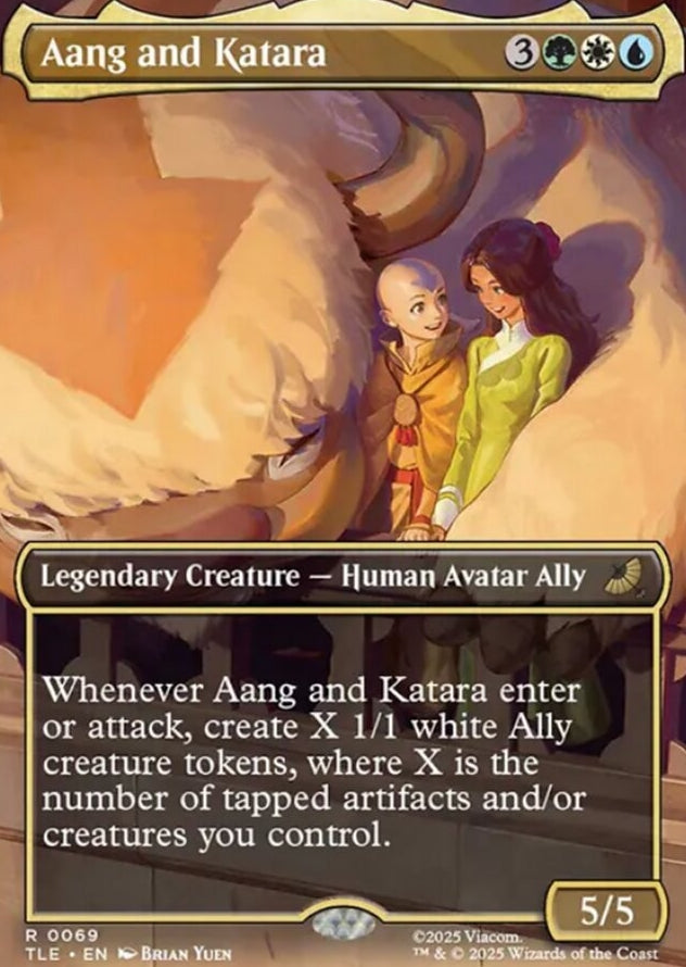 Aang and Katara [ #0069 Borderless ] (TLE-R)