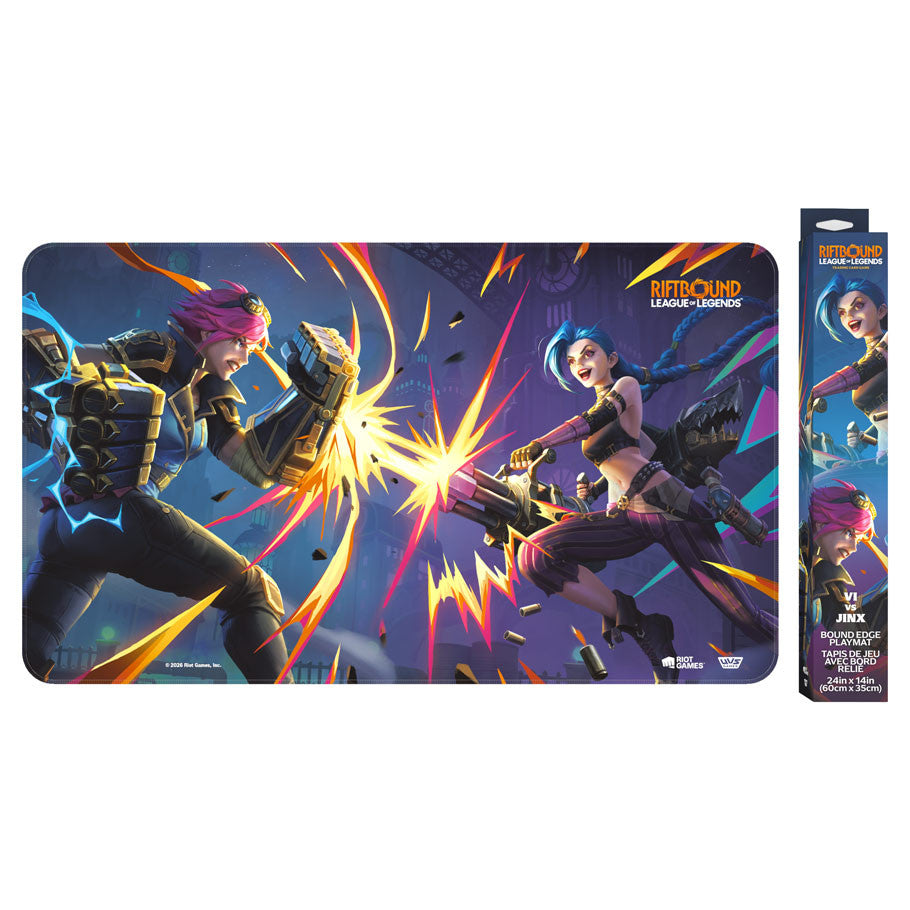 Riftbound: League of Legends TCG: Set 4 Vendetta - Playmat: Vi vs Jinx