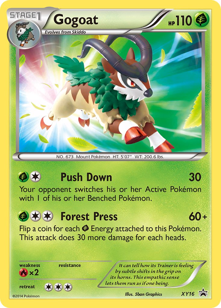 Gogoat - XY16 (XY:PR) Promo - Near Mint Holofoil