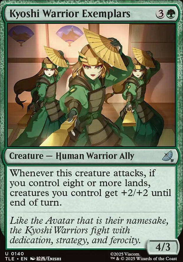 Kyoshi Warrior Exemplars [ #0140 ] (TLE-U)