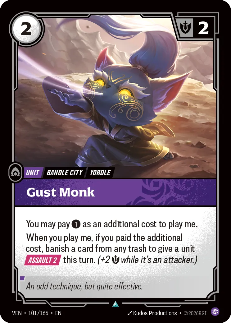 Gust Monk - 101/166 (VEN) Uncommon