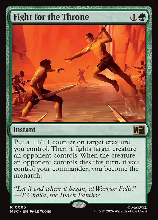 Fight for the Throne [ #0065 Surge Foil ] (MSC-R)