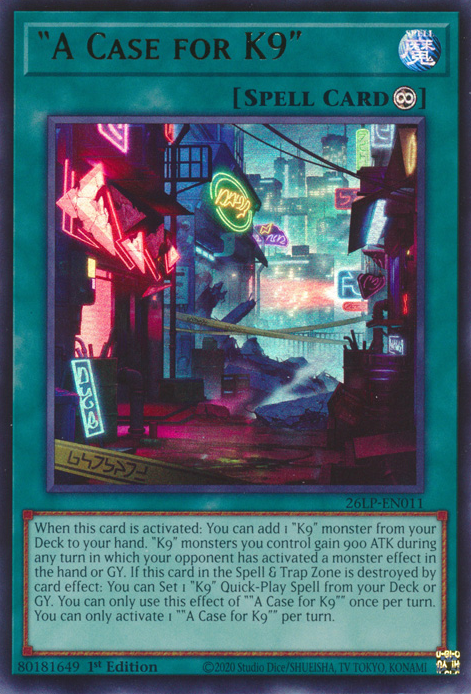 A Case for K9 (26LP-EN011)