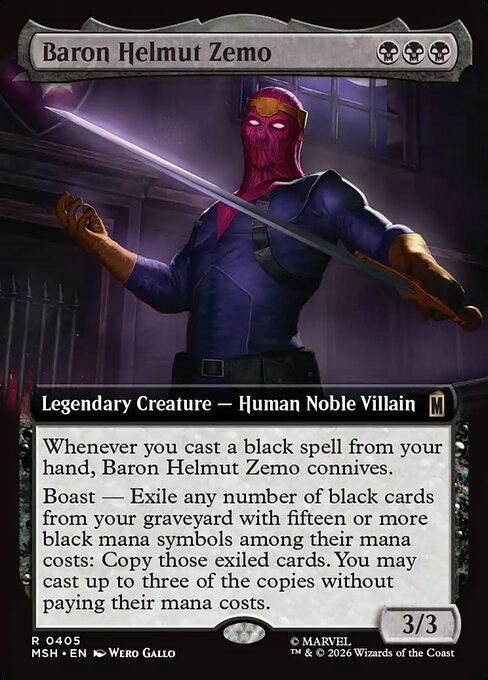 Baron Helmut Zemo [ #0405 Extended Art ] (MSH-R)