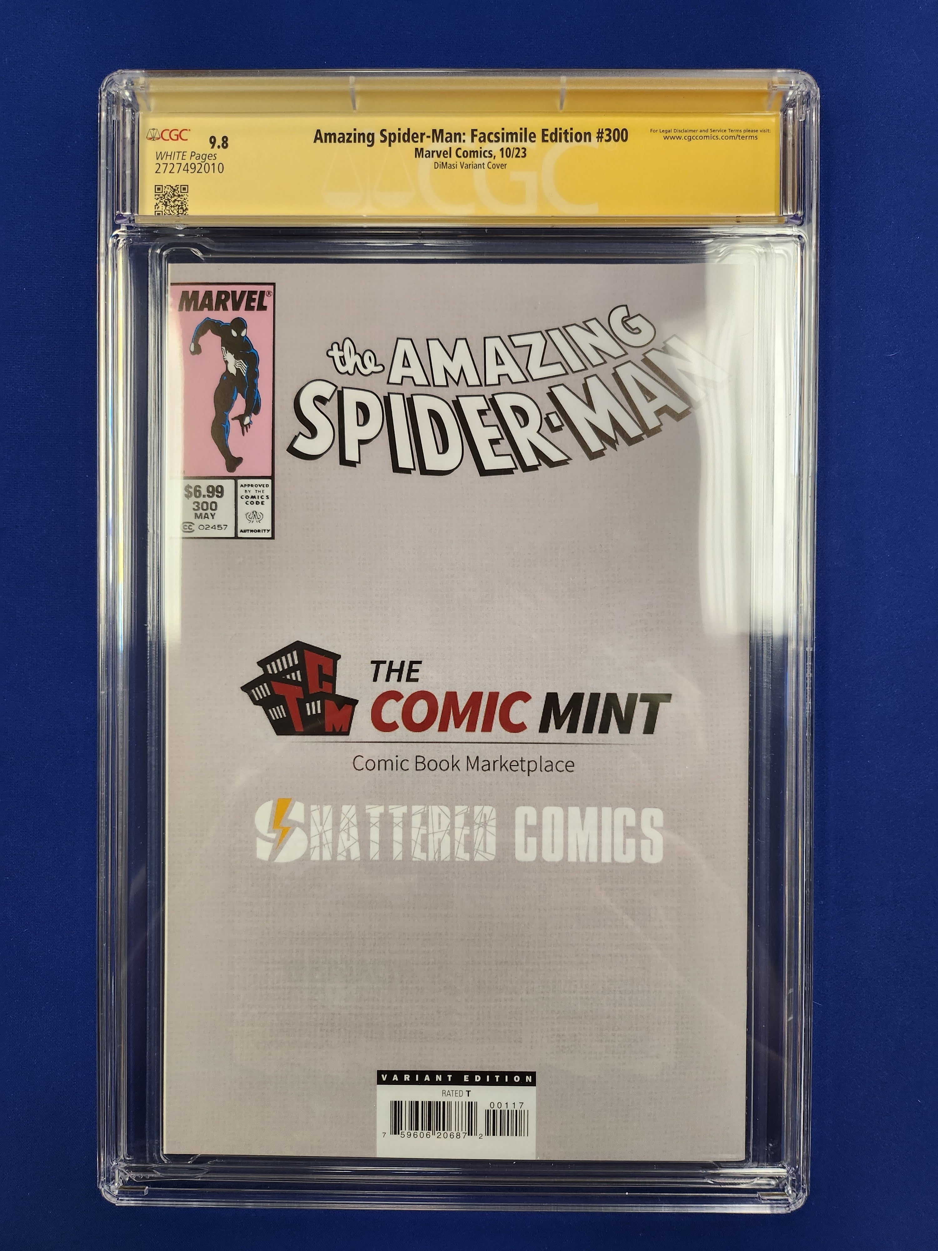 Amazing Spider-Man Facsimile (2023 Series) #300 (CGC 9.8) Matthew Dimasi Signature