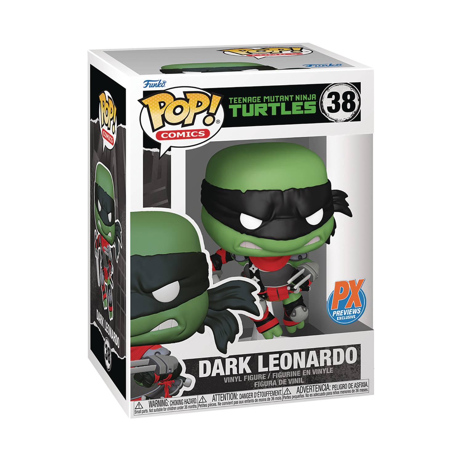 POP Figure: TMNT #0038 - Dark Leonardo (PX)