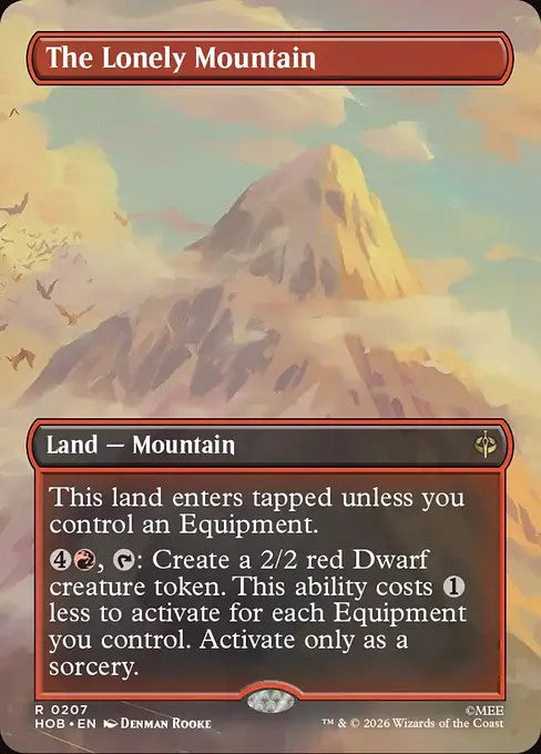 The Lonely Mountain [ #0207 Borderless Scene ] (HOB-R)