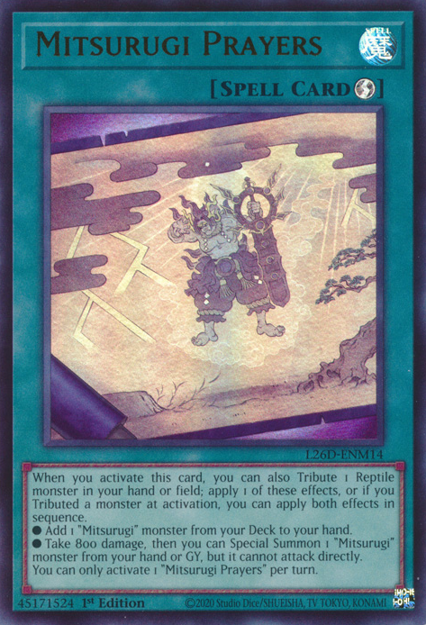 Mitsurugi Prayers (L26D-ENM14)